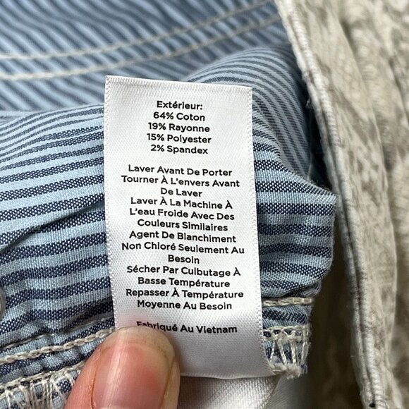 Talbots Stretch Denim Snake Skin Print Jeggings Size 0P Skinny Jean Leggings - Picture 11 of 15